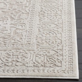 SAFAVIEH Area Rug 8x10 - Reflection Collection - Large - Beige & Cream, Non-Shedding & Easy Cleaning, Ideal for Living Room, Bedroom, Dining Space (RFT670A)