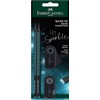 FABER-CASTELL Sparkle Midnight Ocean 118295 Writing Set with 2 Pencils,