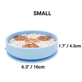 Mr. Peanut's Interactive Slow Feed Dog Bowl, Fun Healthy Bloat Stop Feeder (Small)