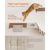 Feandrea Clickat Large Cat Shelf, Cat Wall Shelf, Wall-Mounted Cat