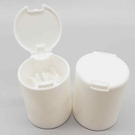 One-Touch Cotton Swab Case Cotton Swab Dispenser 2ea