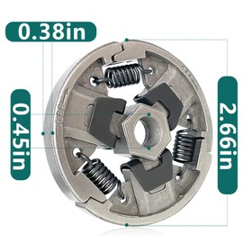 Clutch Drum Sprocket Bearing Washer E-Clip Kit for Stihl 024AV 026 Pro MS240 MS260 MS260C MS261C Re 1121 640 2004, 1121 160 2051