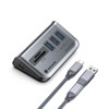 Yottamaster 4 Port USB 3.0 Hub, Powered USB Hub 5V