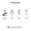 ledscom.de SHINGA Garden Spotlight with Ground Spike for Outdoor Use,