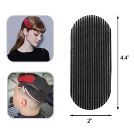 Qancekoo 12pcs Hair Gripper, Hair Holder Hair Fixed Fringe Makeup Tools Hair Fringe Stickers for Men and Women (Black, Red)
