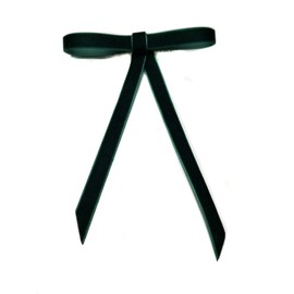 EmilyRose Couture Small Velvet Hair Bow Collection (Alligator Clip, Emerald Green)