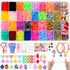 selizo Loom Bands Set, 2600+ Loom Bands Accessories, Colourful Rubber
