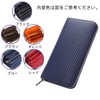 AWONGAHI Men's Long Wallet, Embossing, Leather Wallet, Simple, Coin Purse,