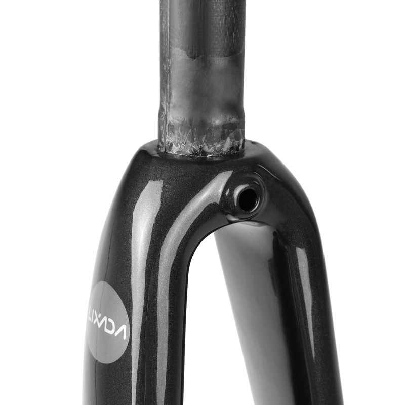 Lixada 25.4mm Ultralight Full Carbon Fiber Road Bicycle Fork 700C