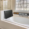 Bath Mat for Bathroom Luxury Shower - Non-Slip Bamboo Wooden