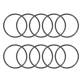 sourcing map Nitrile Rubber O-Rings 50mm OD 43.8mm ID 3.1mm Width, Metric Sealing Gasket, Pack of 10