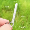 Titanium Ruler, Portable EDC Micro Ruler, Lightweight Keychain Small Ruler,