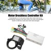 Motor Brushless Controller Kit 36V 48V 60V 500W 28A 3