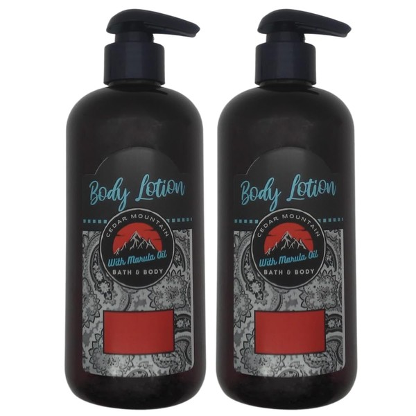 Cedar Mountain Cinnamon & Mint Scented Body Lotion with Marula