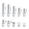 240 Piece M6 Screws Set, Hex Screws Nuts Set, Hexagonal