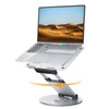 Nulaxy Telescopic 360 Rotating Laptop Stand for Desk Adjustable Height