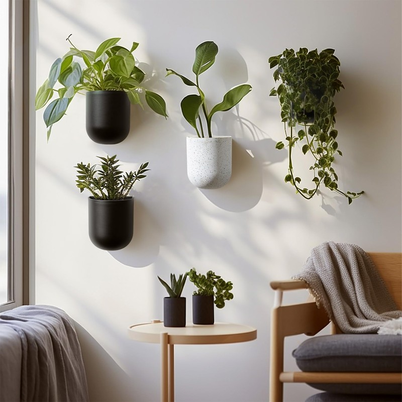LA JOLIE MUSE Wall Hanging Planters for Indoor Plants，Hanging Flower