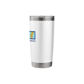Peace Love Euphonium Player Marching Band Baritone Stainless Steel Insulated Tumbler