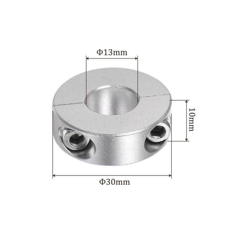 Kozelo 2pcs Double Split Shaft Collars [13mm ID x 30mm