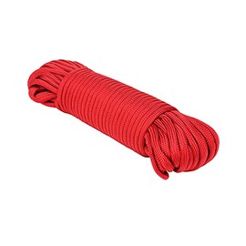 Extreme Max 3008.0535 Type III 550 Paracord Commercial Grade - 5/32" x 25', Red