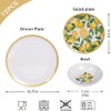 Melamine Dinnerware Sets- 12pcs Melamine Plates and Bowls Set for