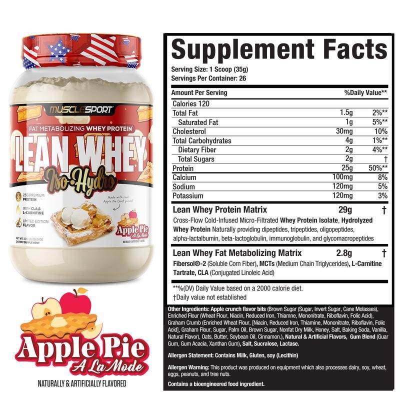 Lean Whey® Iso Hydro Gourmet Protein 2lb - Limited Edition:_Irish