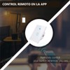 INGEQUIS Interruptor Inteligente Sin Neutro con Capacitor, Apagador Wifi de