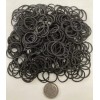 2 pack SMALL BLACK RUBBER Total 500 PCS