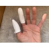 Heidifeathers 4 Pairs x Leather Finger protectors - Needle Felting