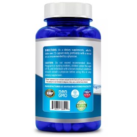 Natural Nicotinamide with Resveratrol  600mg Vitamin B-3  - 120 Veggie Caps  Free SHIPP