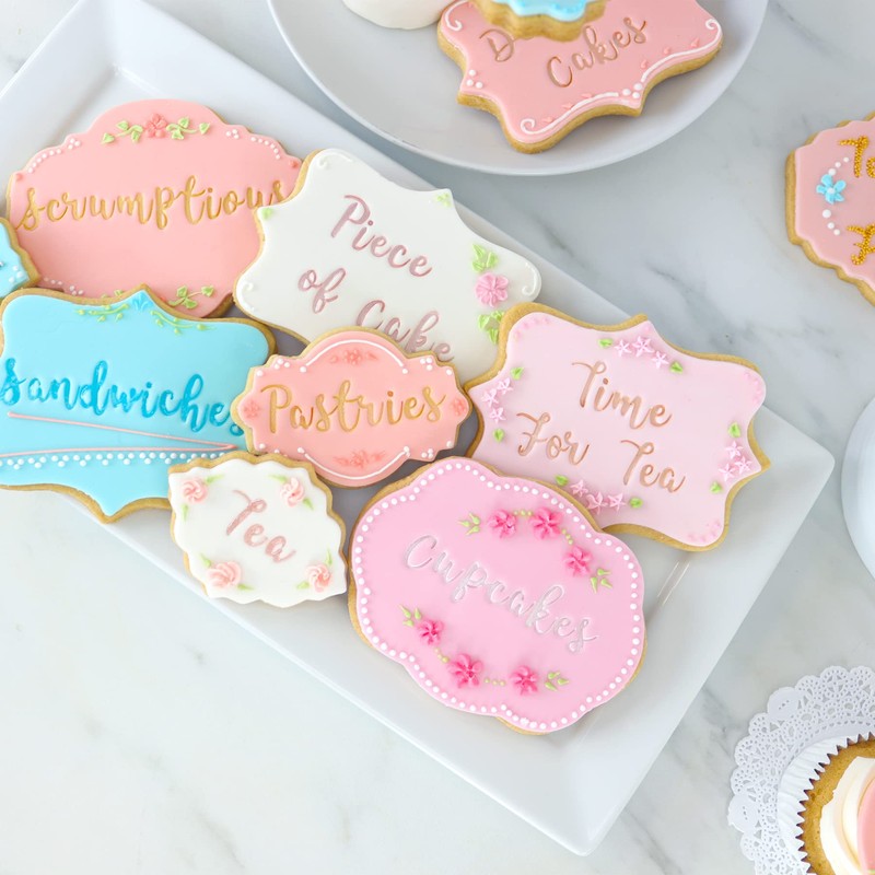 PME FF54 Fun Fonts Cupcake and Cookie Stamping Set-Collection 1