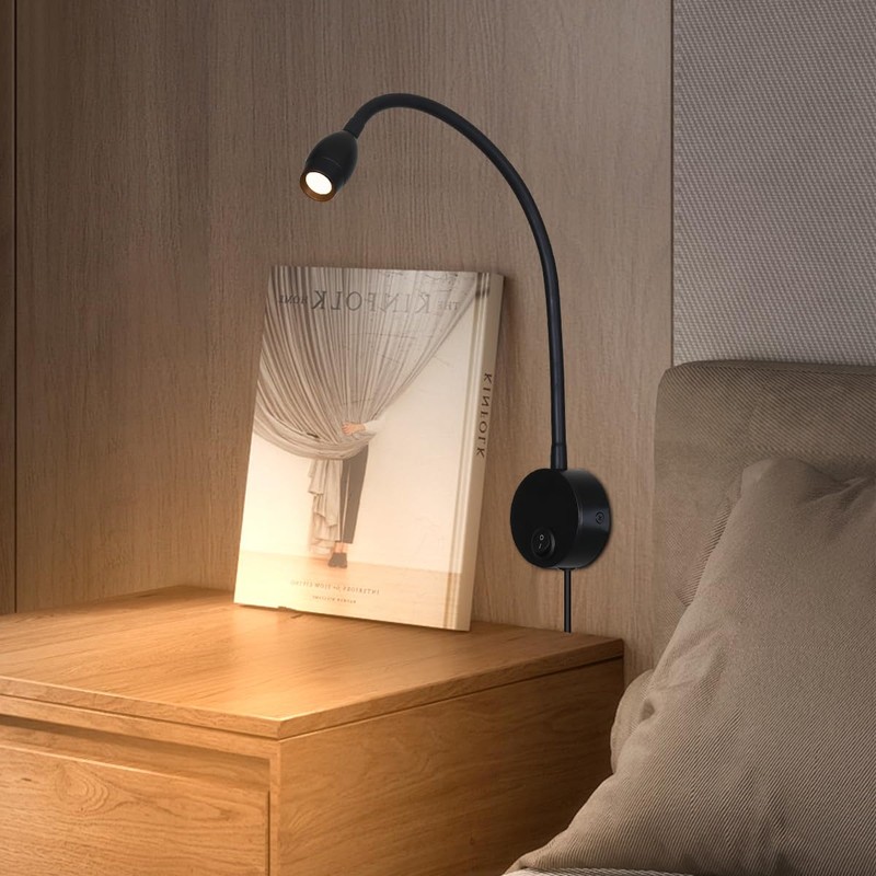 Agese LED Reading Lamp 3W Warm White 3000K for Reading