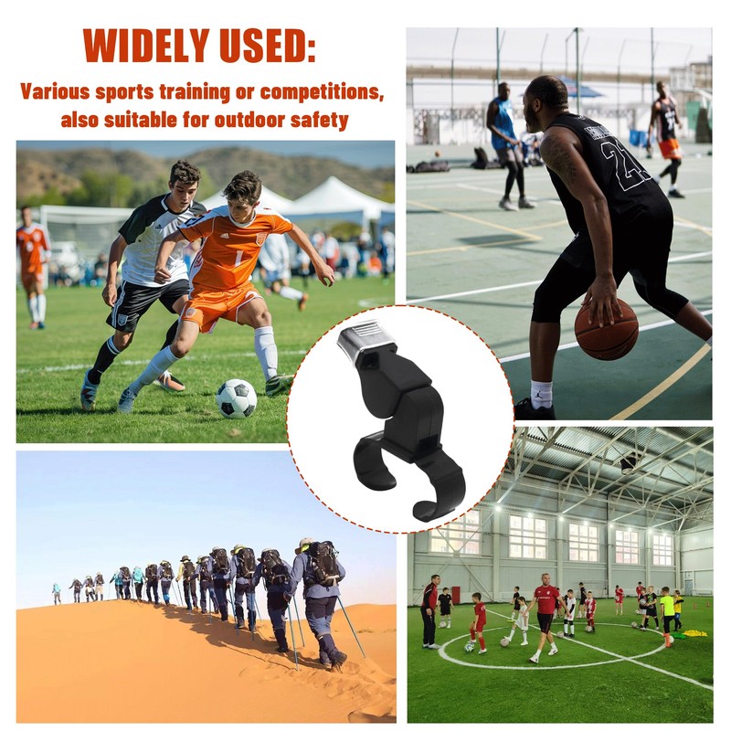 MEKEET 2PCS Whistles Sports Finger Grip Whistle Loud Crisp Sound