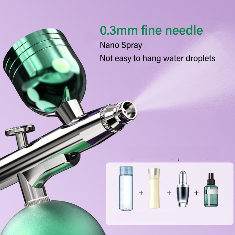 Oxygen Airbrush Facial Machine Hydrating Moisturizing High Pressure Handheld Airbrush
