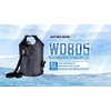 Nitecore Waterproof Backpack WDB05 - Black Dry Bag - IPX5-5