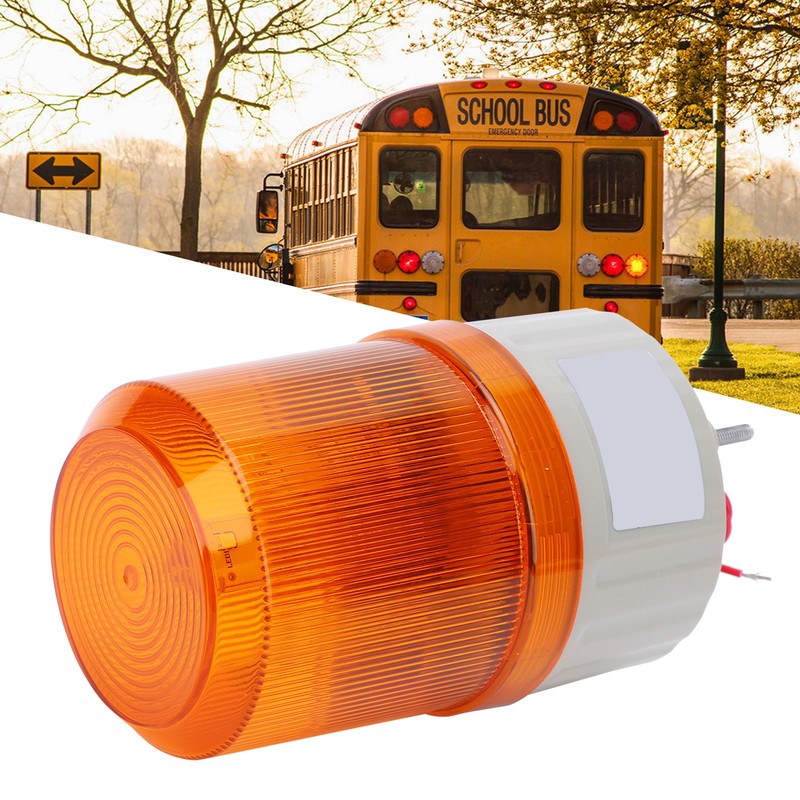 BERM Warning Light LED Construction Vehicles Emergency Alarming Equipment 220VACYellow