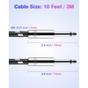 New bee Guitar Cable 10 ft Electric Instrument Cable Bass