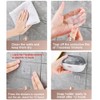 NICAVKIT 2 Pack Shower Soap Dish Holder with Lid, Bar