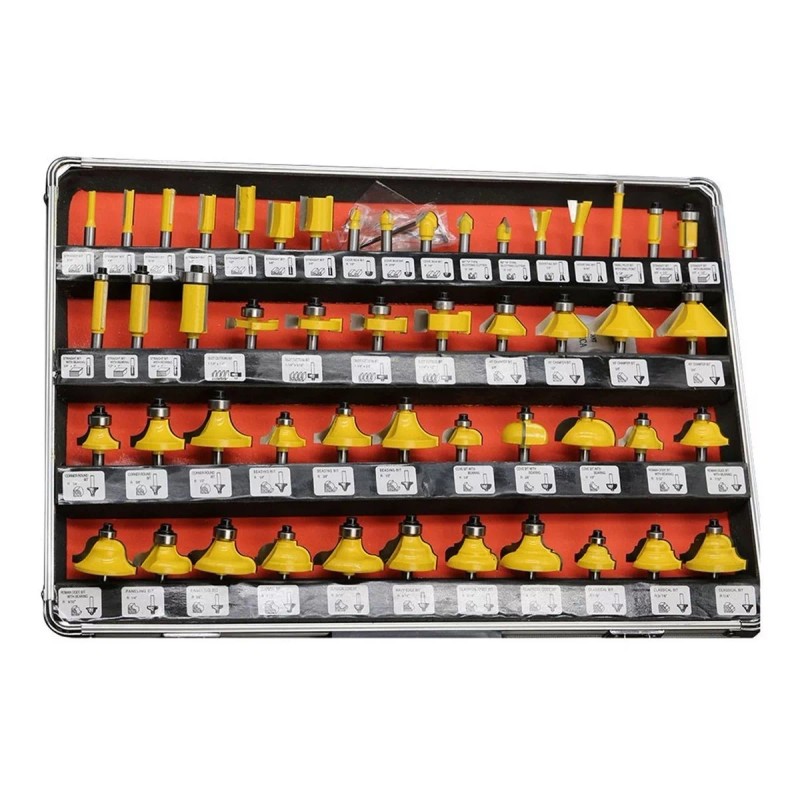 Lovly Kit De Brocas De Fresado 1/4 6.35mm Para Madera,