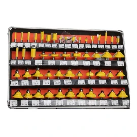 Lovly Kit De Brocas De Fresado 1/4 6.35mm Para Madera, 50 Piezas