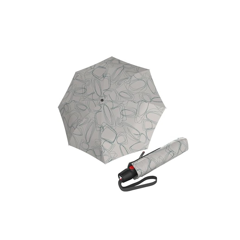 Knirps Brussels T.200 Duomatic Pocket Umbrella Stable and Stormproof, Pure