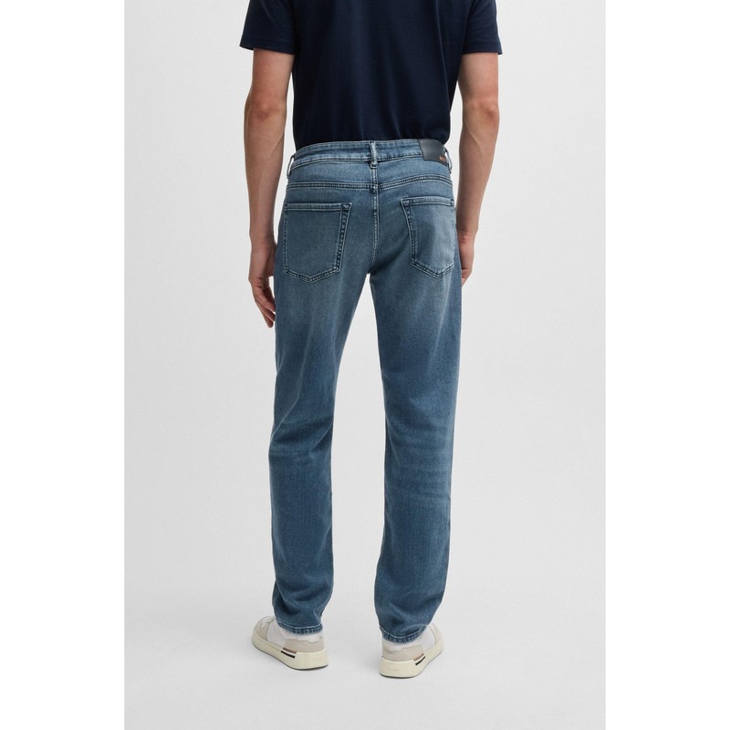 BOSS Men's Re.Maine BC-C Maine Medium Blue Regular Fit Jeans