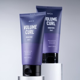 Abka [Abka][1+1] 3 in 1 Volume & Wax Hair Curl Cream 150ml / [아브카][1+1] 3 in 1 볼륨 앤 왁스 헤어 컬크림 150ml