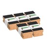 5 x cork sanding blocks, with Velcro system and rounded