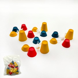 ShigKeu 16 pcs Winter Golf Tees 3 Colours with Different Heights Golf Rubber Tees Ideal for Icy Days, On-Course Accessories Different Heights for Sport Practice