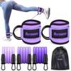 Ankle Resistance Bands with Cuffs, Glutes Workout Equipment for Women,