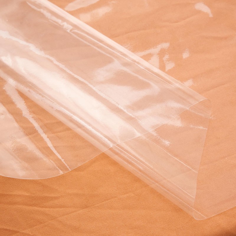 Rawgoodz - Mantel de plástico transparente, rectangular, 54 x 120