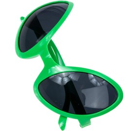 Toddmomy Green Plastic Alien Glasses Novelty Glasses Alien Sunglasses Alien Costumes Photo Booth Props for Kids Adults