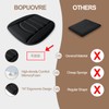 BOPUOVRE Memory Foam Car Seat Cushion with Breathable Fabric &