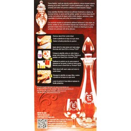 Armour Products Glass Etching Stencil, brown